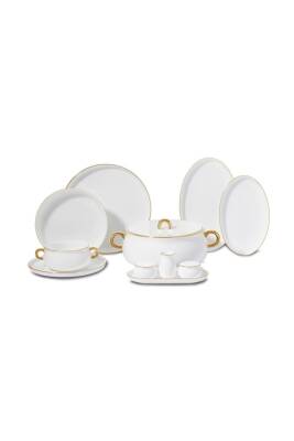 A8548 Aşiyan Collection 58 Parça Yuvarlak Yemek Takımı