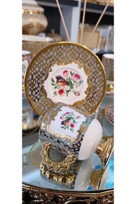 ACAR ASTOEİA PORSELEN 6 KİŞİLİK KAHVE FİNCAN TAKIMI - 7