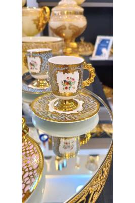 ACAR ASTOEİA PORSELEN 6 KİŞİLİK KAHVE FİNCAN TAKIMI - 2