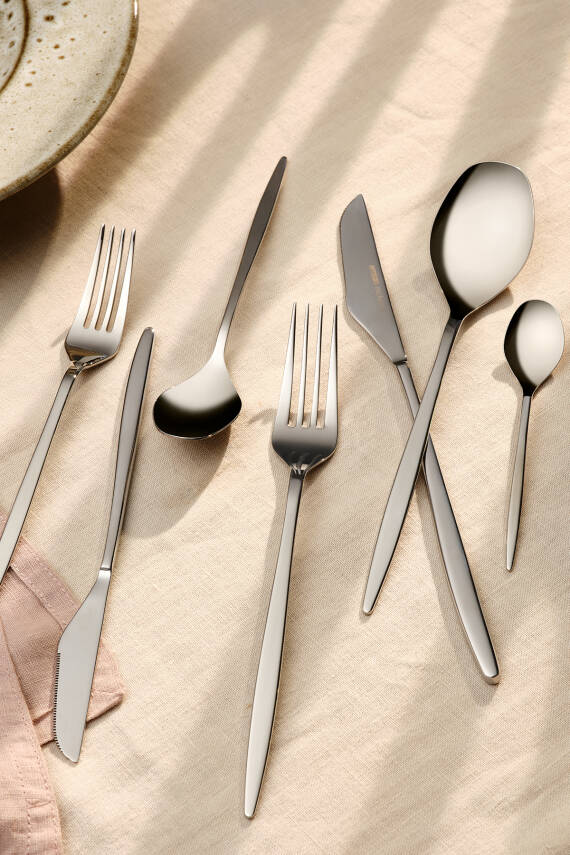 Alisa 84 Parça 12 Kişilik Kutulu Çatal Kaşık Bıçak Takımı - 1