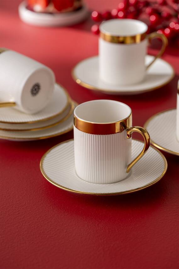 Berra 6 Kişilik Kahve Fincan Takımı - 1