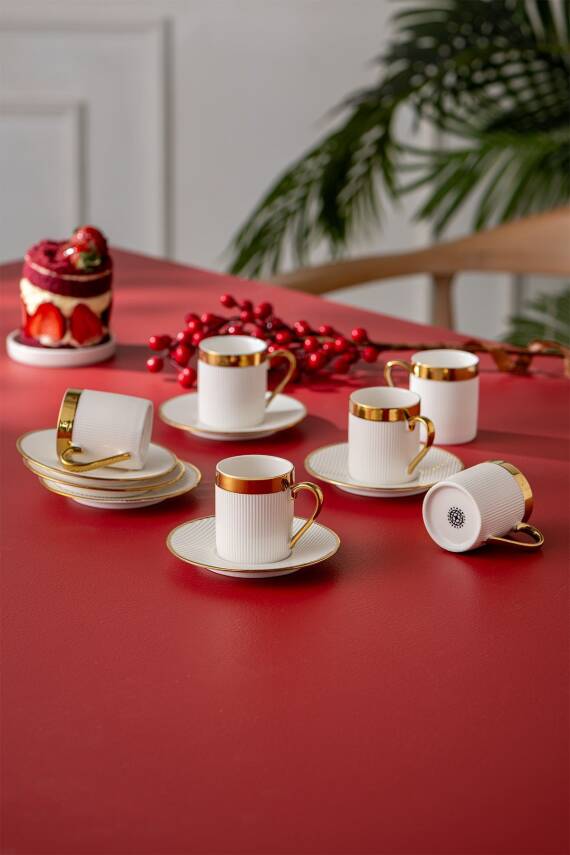 Berra 6 Kişilik Kahve Fincan Takımı - 2