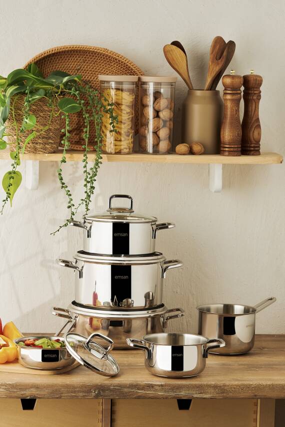 Cocinero 10 Parça Çelik Çeyiz Seti - 1