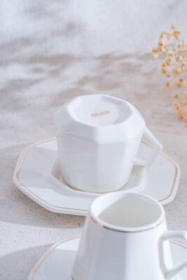 Elara Gold 6 Kişilik Kahve Fincanı Takımı - 90 ml - 5