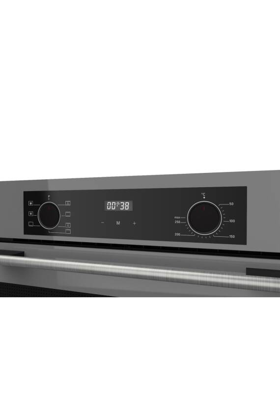 Flowart Lumora Plus Gri 3lü Ankastre Set ( QBL63CPR-CS208-D079 ) - 7