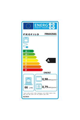 Frma356g 66 Lt 12 Programlı Platin Gri Ankastre Fırın - 6