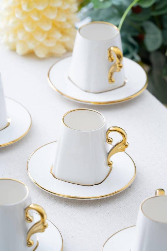 Luna 6 Kişilik Kahve Fincanı Takımı - 90 ml - 1