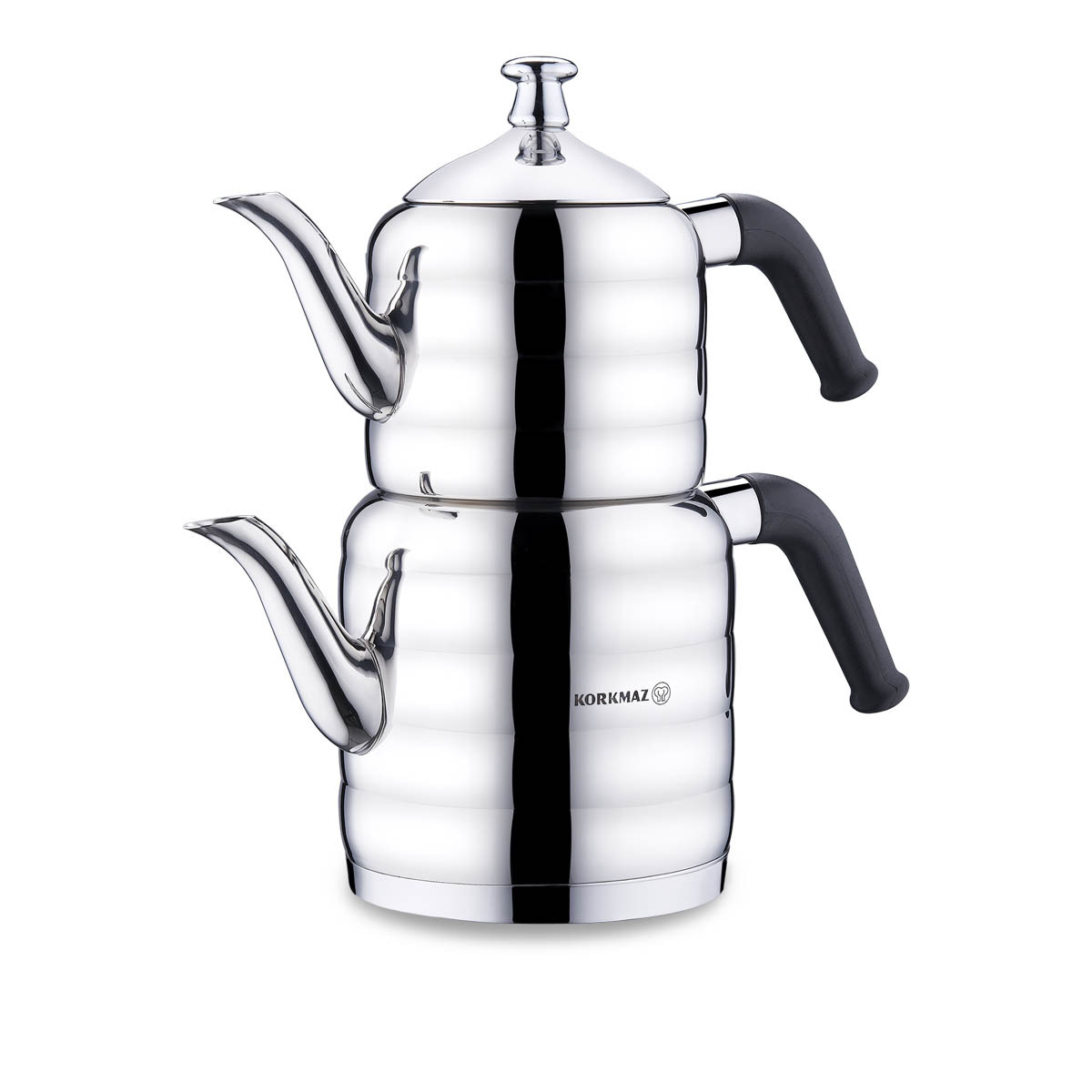 Metalik A036 Mina Maxi Çaydanlık Takımı 1.1lt 2.0lt Çelik