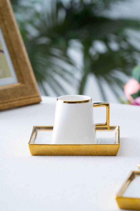 Nova 6 Kişilik Kahve Fincanı Takımı - 90 ml - 3