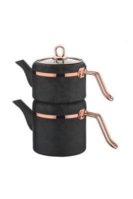 Royal Stone Çaydanlık Takımı Antrasit Bakır Rsa-02tl - 1